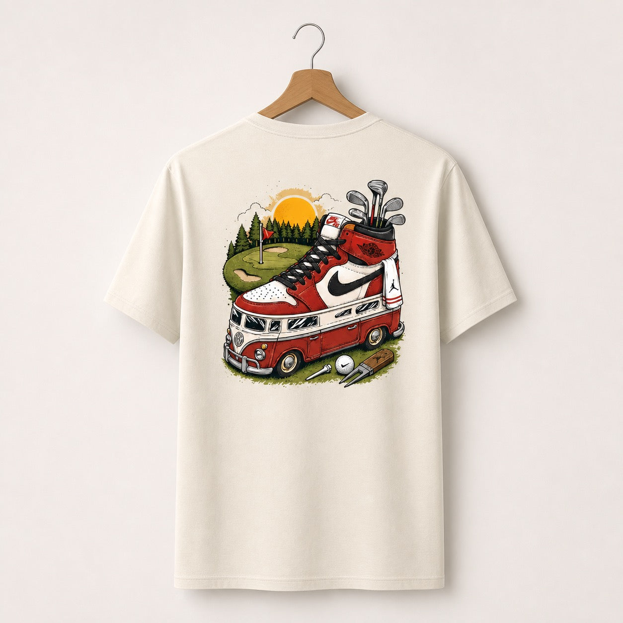 AJ1 Golf Bus T Shirt