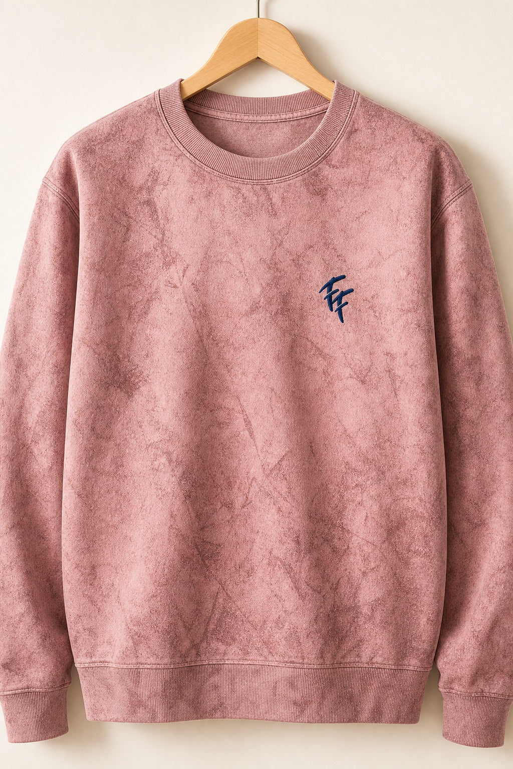 Medium Weight Crew Neck Garment Dyed